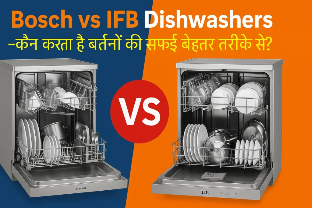 Bosch vs IFB Dishwashers – कौन है बेहतर बर्तन साफ करने वाला Dishwasher?